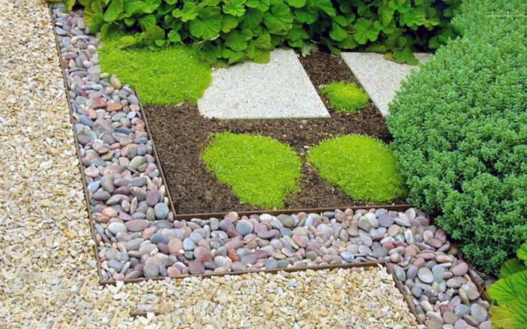 Decoración de jardín con piedras-Como hacer un jardín con piedras y plantas